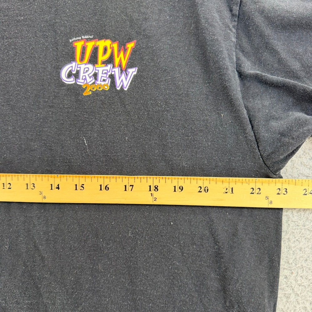 Vintage Anthony Robbins UPW Crew‎ 2000 T-Shirt Delta Pro Weight Black XL Mens - Picture 8 of 15